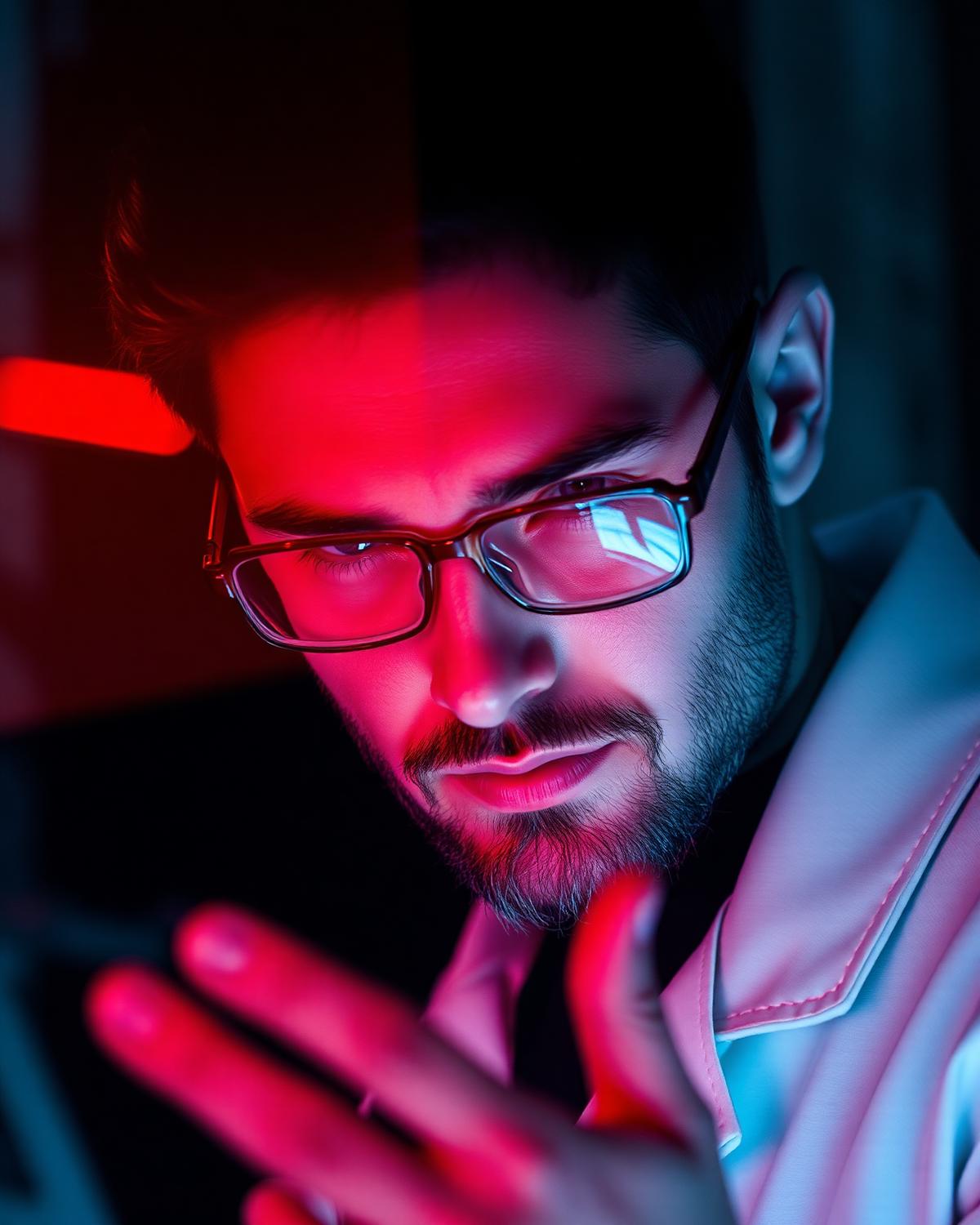 An NJII researcher at work